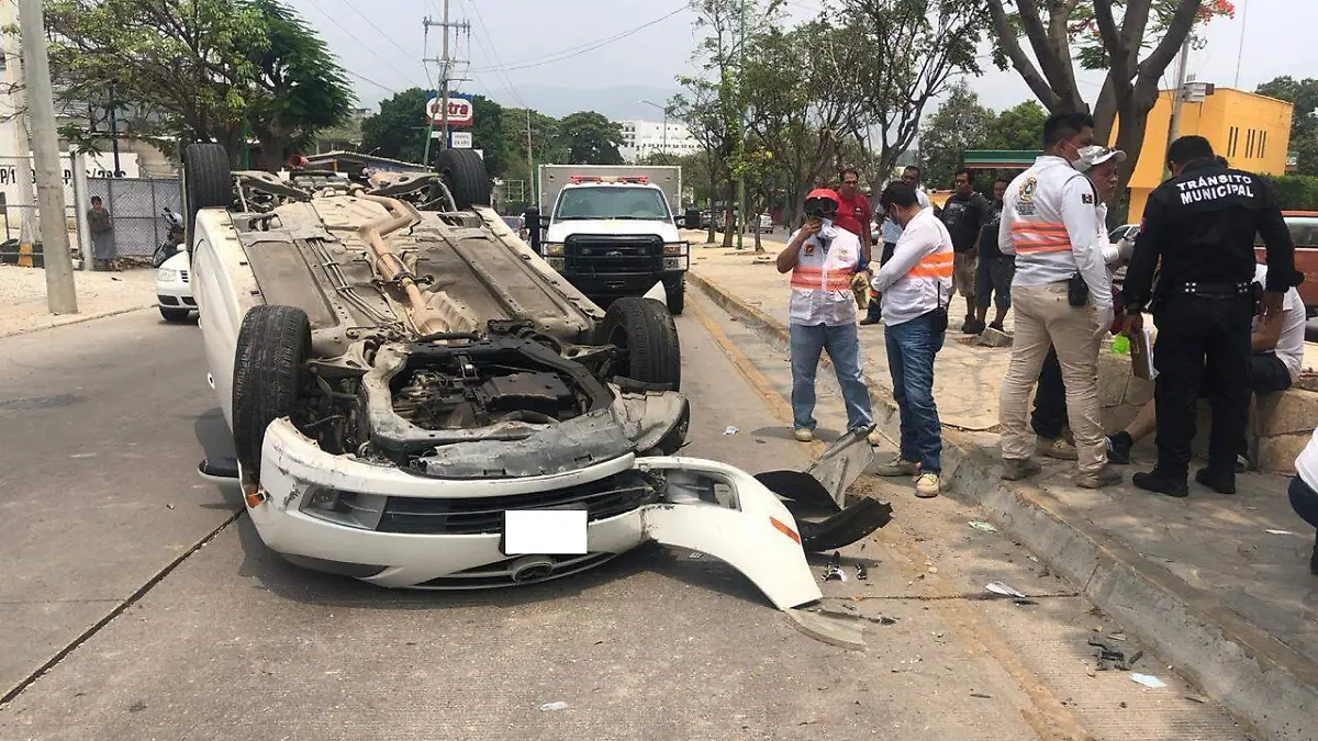 volcadura accidente